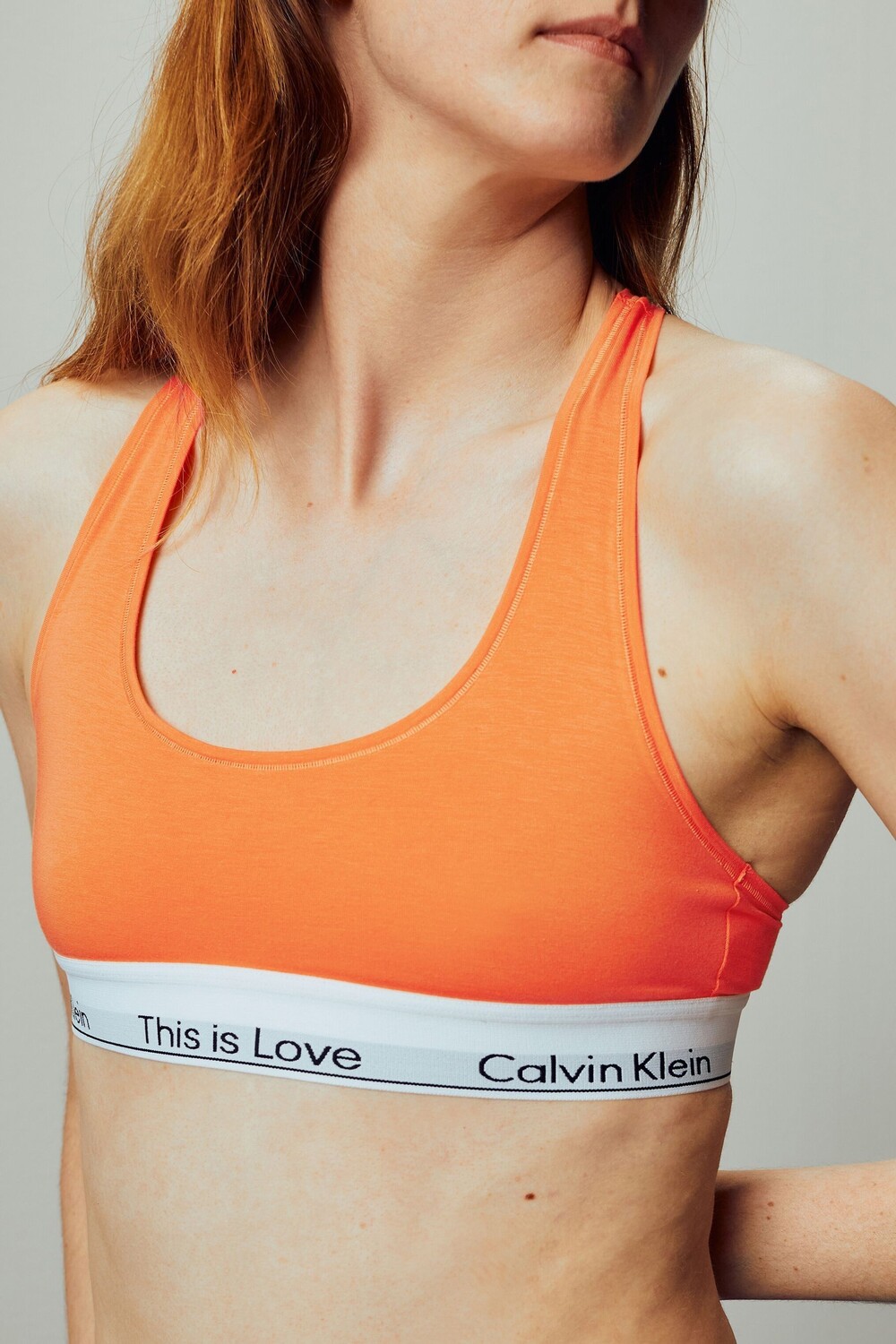 

Бралет Orange Pride Calvin Klein, оранжевый