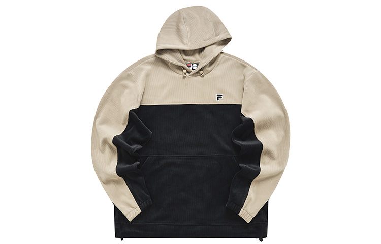 

Свитшот мужской цвета экрю и верблюда FILA FUSION, Ecru Camel