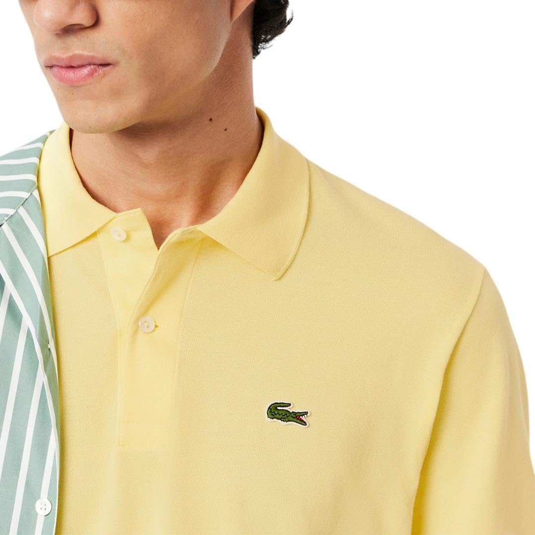 Футболка-поло Lacoste L.12.12 светлый, желтый — фото 2