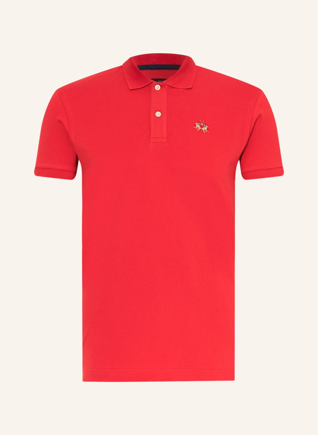 

Рубашка поло LA MARTINA Piqué Slim Fit, красный