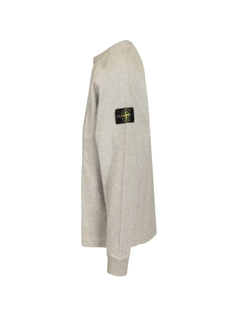 Меланжевая толстовка Stone Island, серый