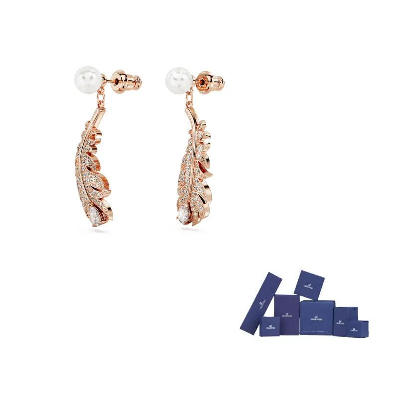 

Swarovski Серьги Faux Crystal для женщин Rose Gold