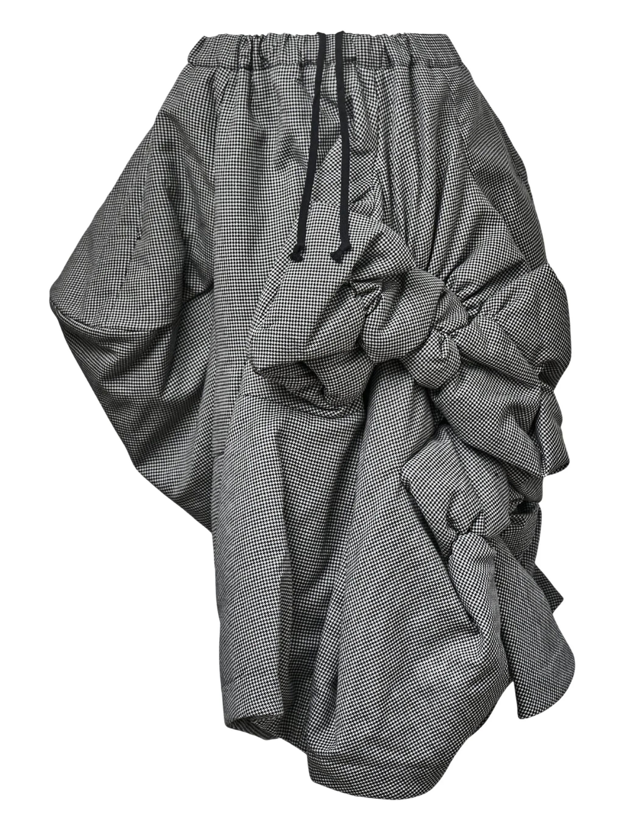 

Юбка миди в ломаную клетку Comme Des Garçons, серый