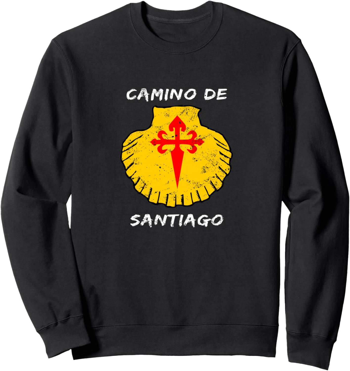 

Толстовка с надписью «Camino de Santiago Compostela Spanish Pilgrim Hiker St James», черная Hiking St James Way Gift Tee Shirt, Черный, Толстовка с надписью «Camino de Santiago Compostela Spanish Pilgrim Hiker St James», черная Hiking St James Way Gift Te