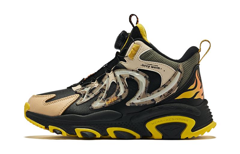 

Амортизация, износостойкие высокие детские повседневные туфли Birch Wood Kids' ERKE KIDS, черный/Birch Wood