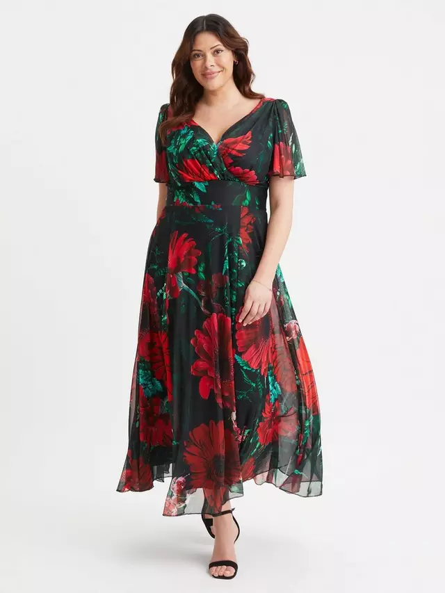 

Платье Scarlett & Jo Isabelle Poppy, цвет black/multi