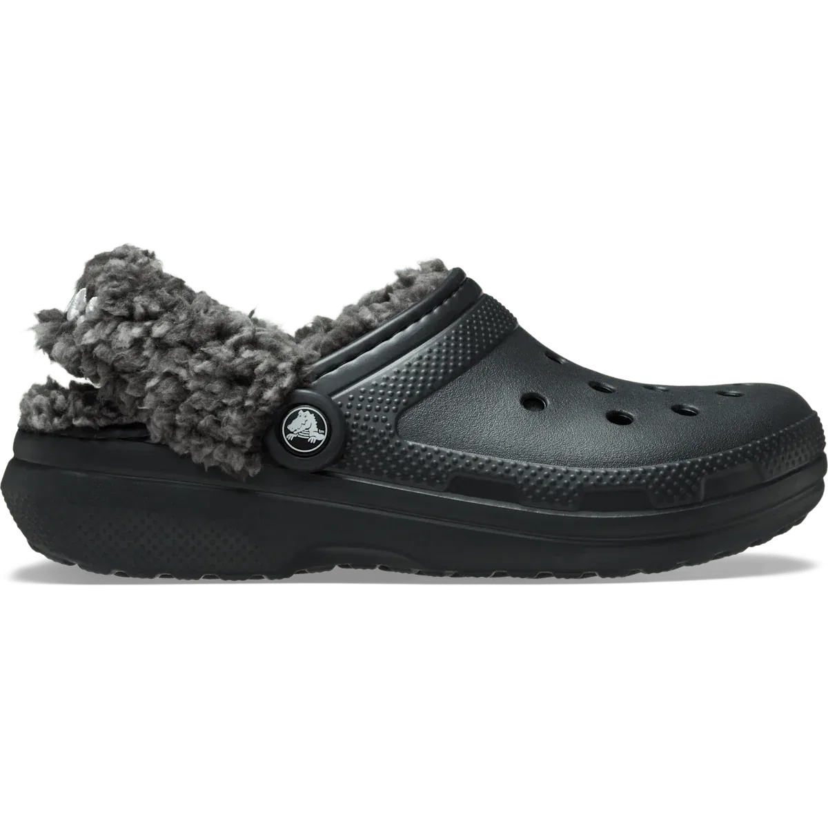 Классические сабо на флисовой подкладке Crocs, черный