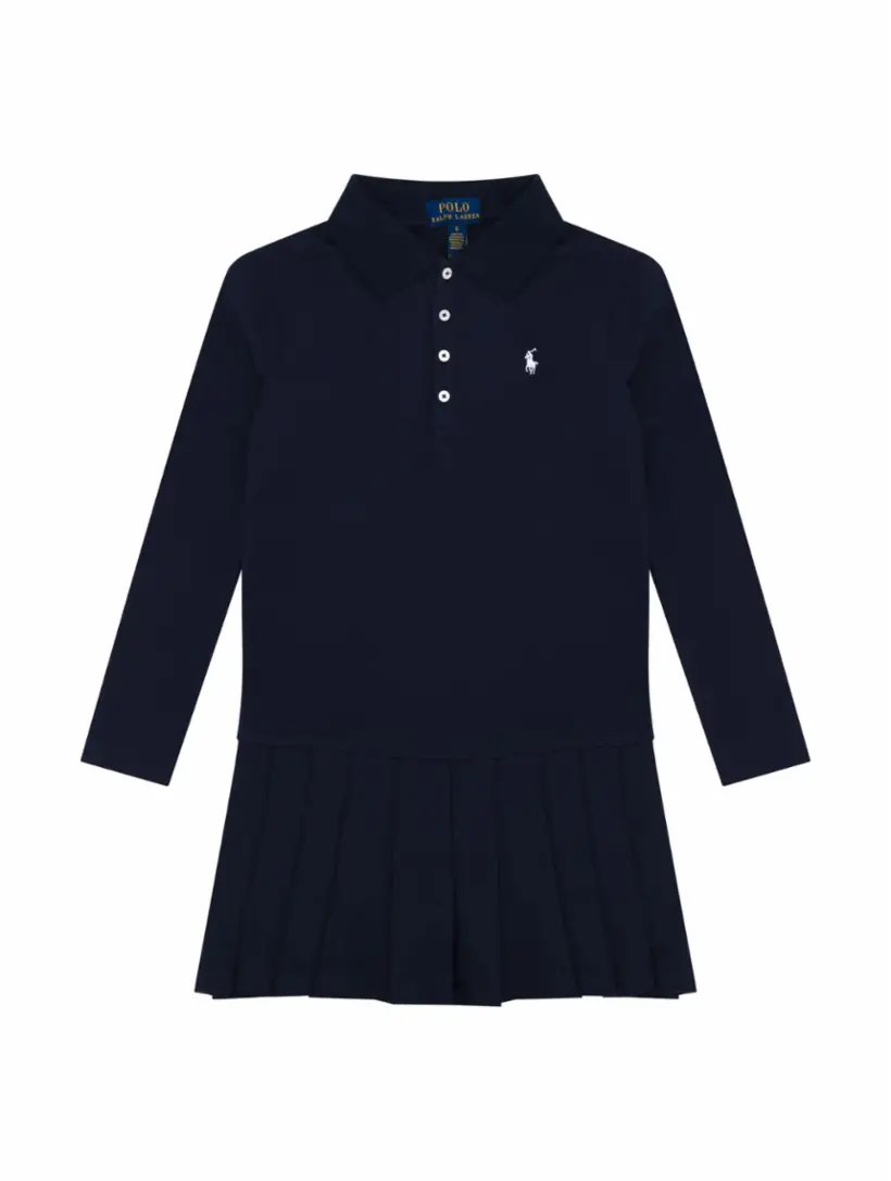 

Платье-поло с логотипом Ralph Lauren, тёмно-синий