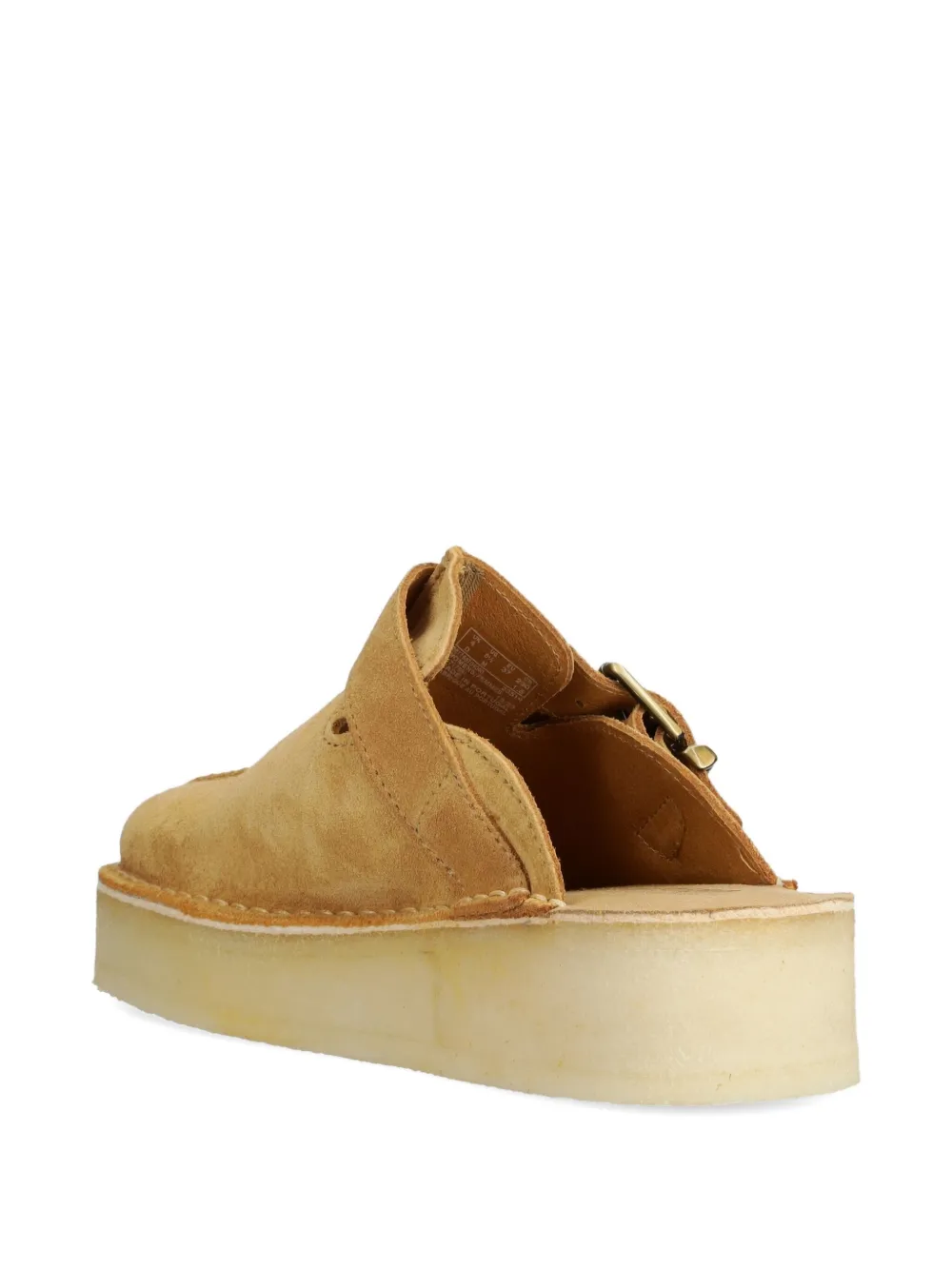 Мюли на платформе с пряжкой Clarks Originals, нейтральный — фото 4