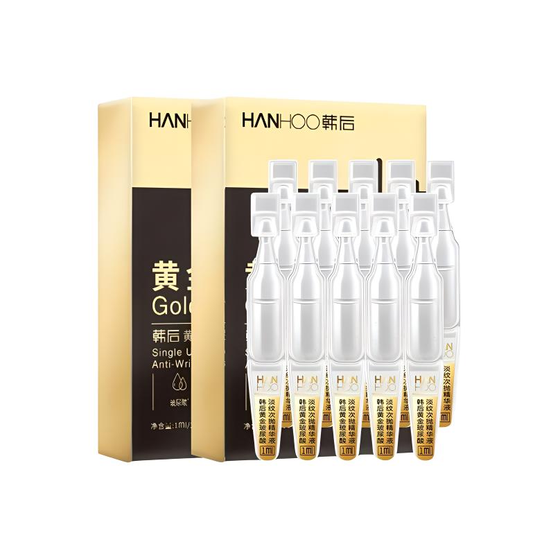 

Сыворотка с вторичным высвобождением, унисекс Hanhoo, hanho золото hyaluronic acid single-use essences liquid 1ml*10