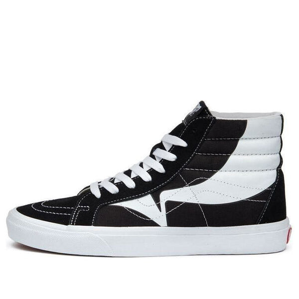

Кроссовки sk8-hi reissue 'warp - black white' Vans, черный
