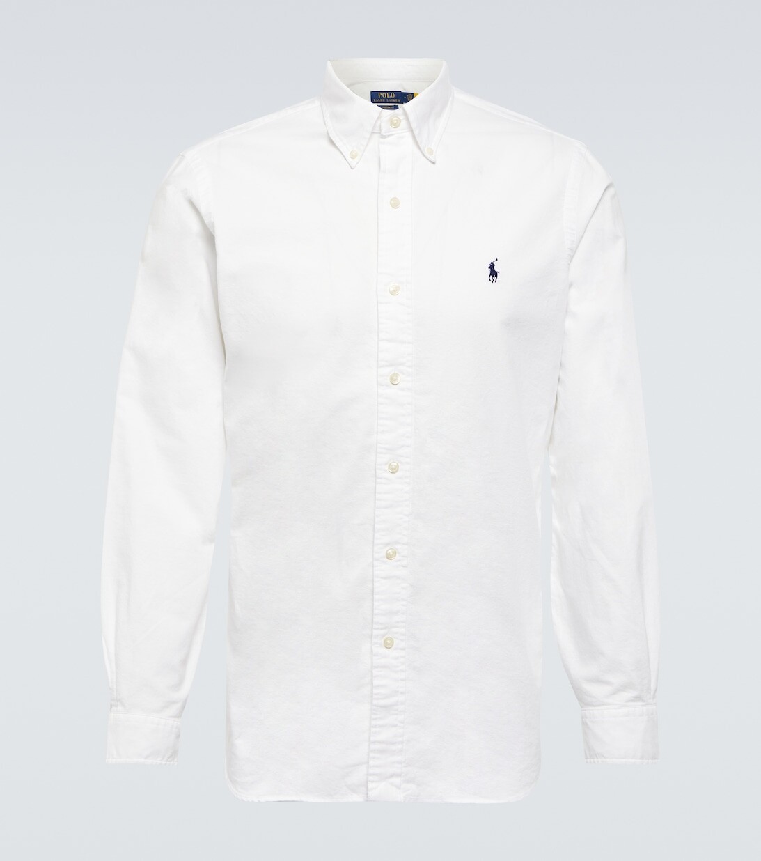 

Хлопковая рубашка Polo Ralph Lauren, белый