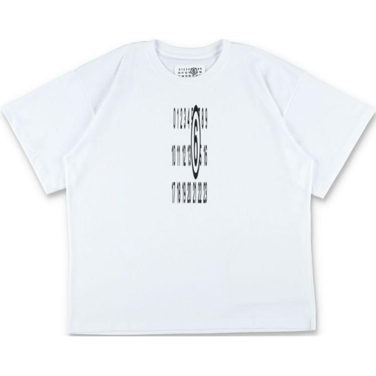 

MM6 Maison Margiela Футболка SS25 White Kids', Белый, MM6 Maison Margiela Футболка SS25 White Kids'