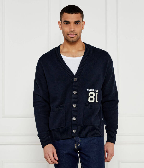

Кардиган карди Regular fit Guess Jeans, синий