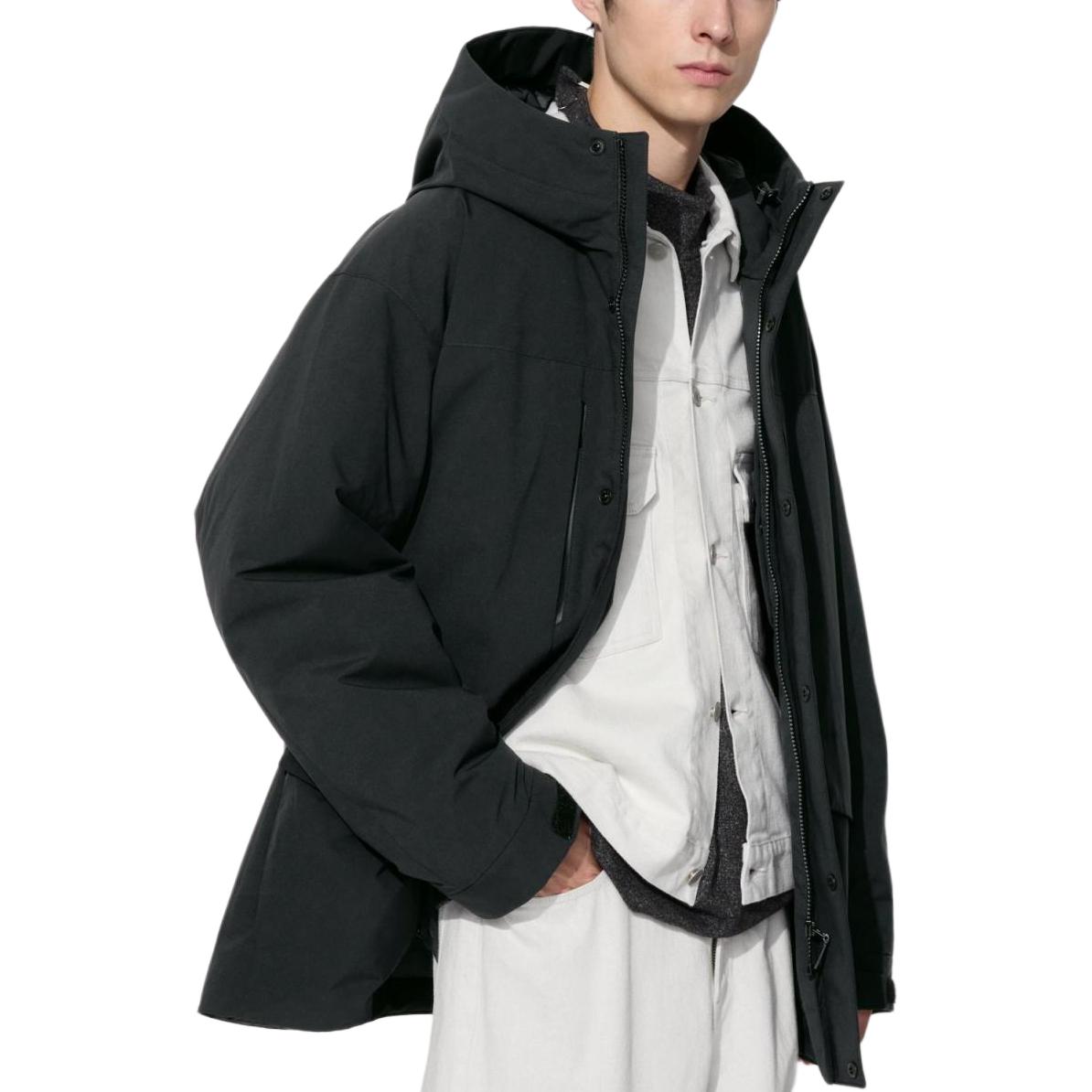 

UNIQLO Пуховик мужской черный, Black