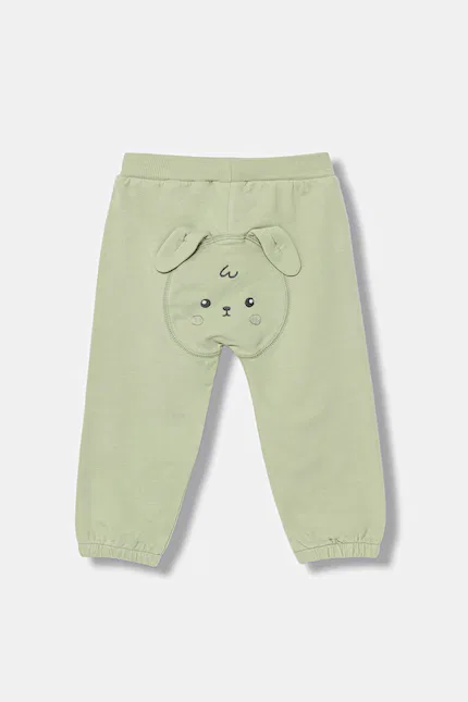 Спортивные штаны хлопок jogger United Colors of Benetton, зеленый