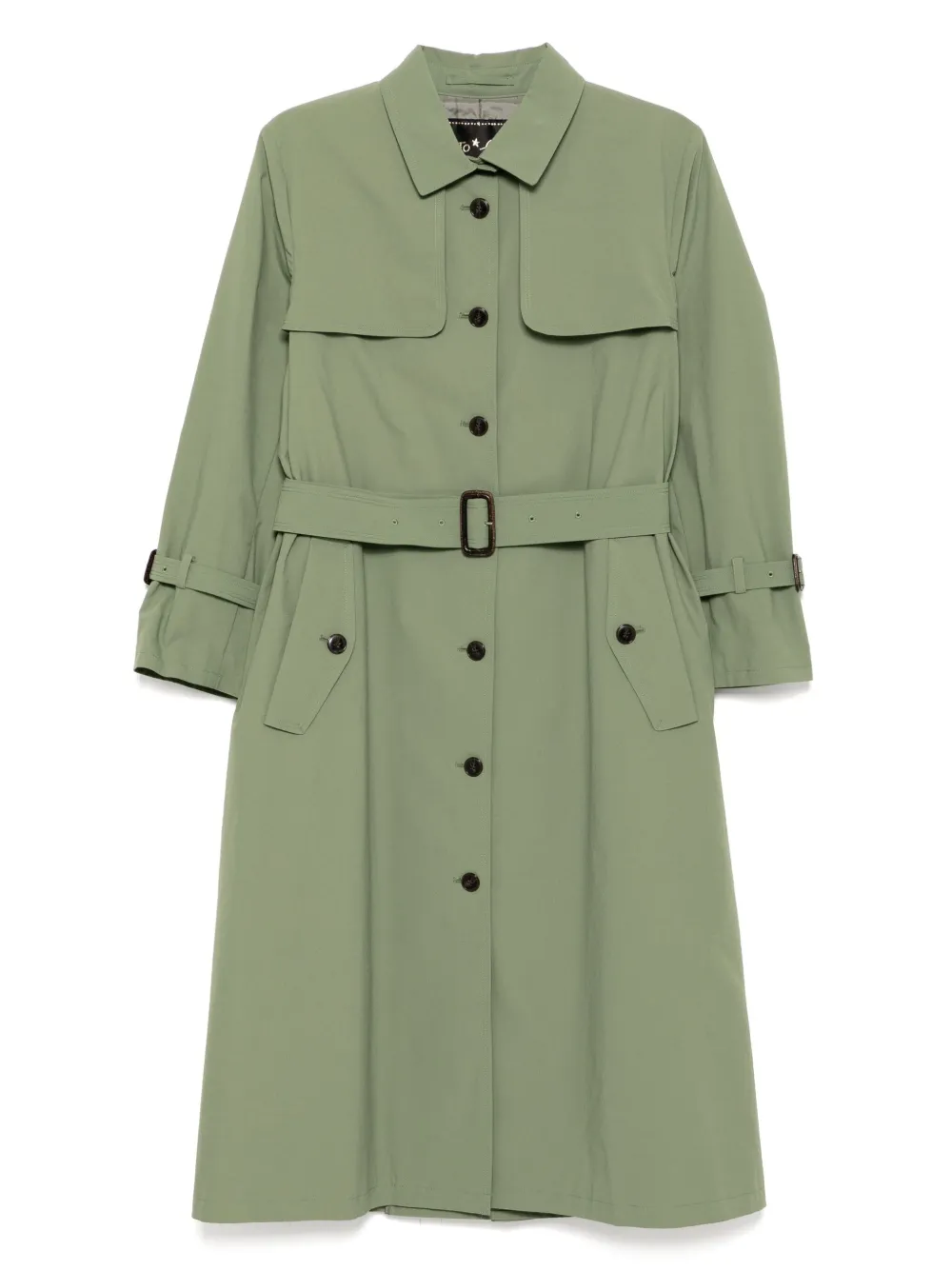 

Однобортное шерстяное пальто To b. by agnès b., зеленый