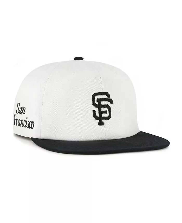 

Женская бело-черная бейсболка San Francisco Giants Foundation Captain Snapback '47 Brand