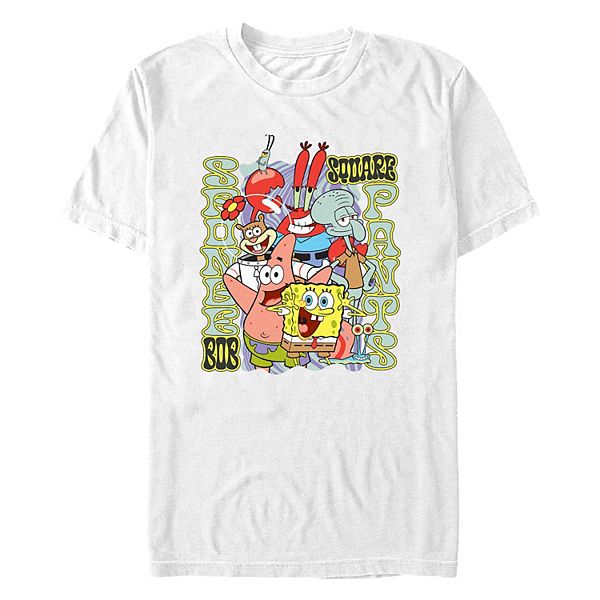 

Футболка с принтом Big & Tall SpongeBob SquarePants Groovy Text Licensed Character