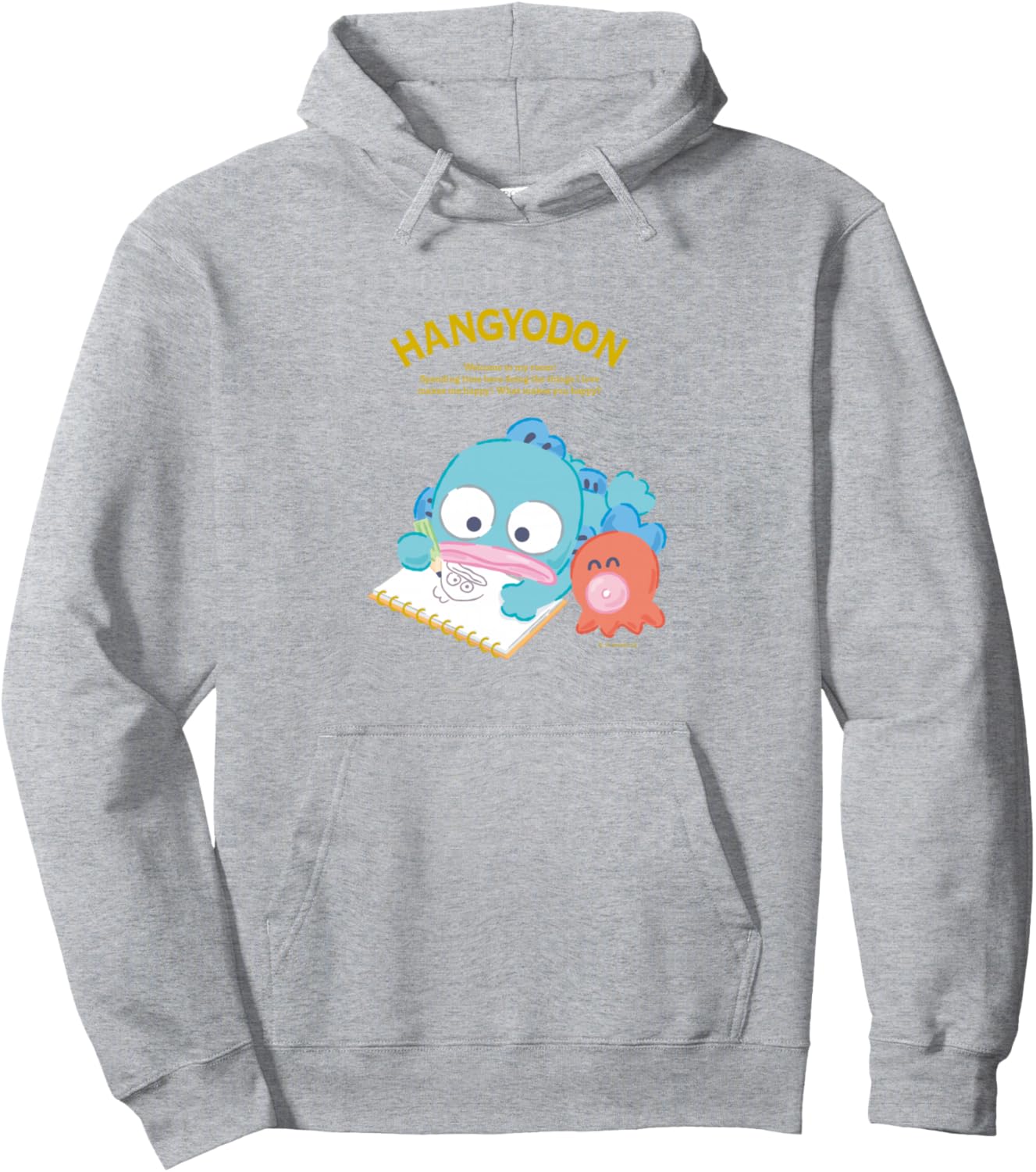

Худи Hangyodon Happiness My Room, серая Sanrio (Watanabe), Серый, Худи Hangyodon Happiness My Room, серая Sanrio (Watanabe)