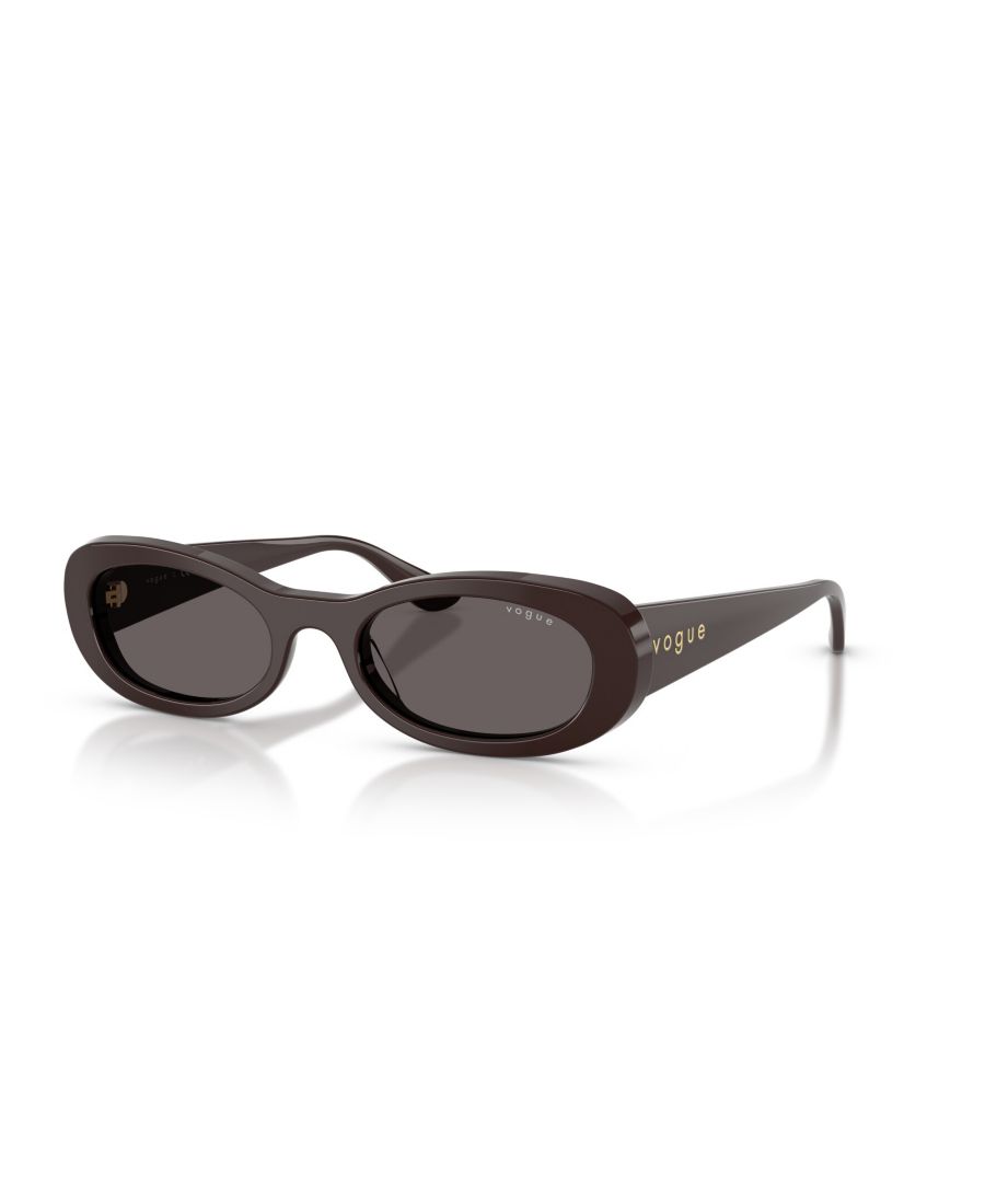 

Женские овальные солнцезащитные очки, VO5582S Vogue Eyewear, Full Brown, Gray