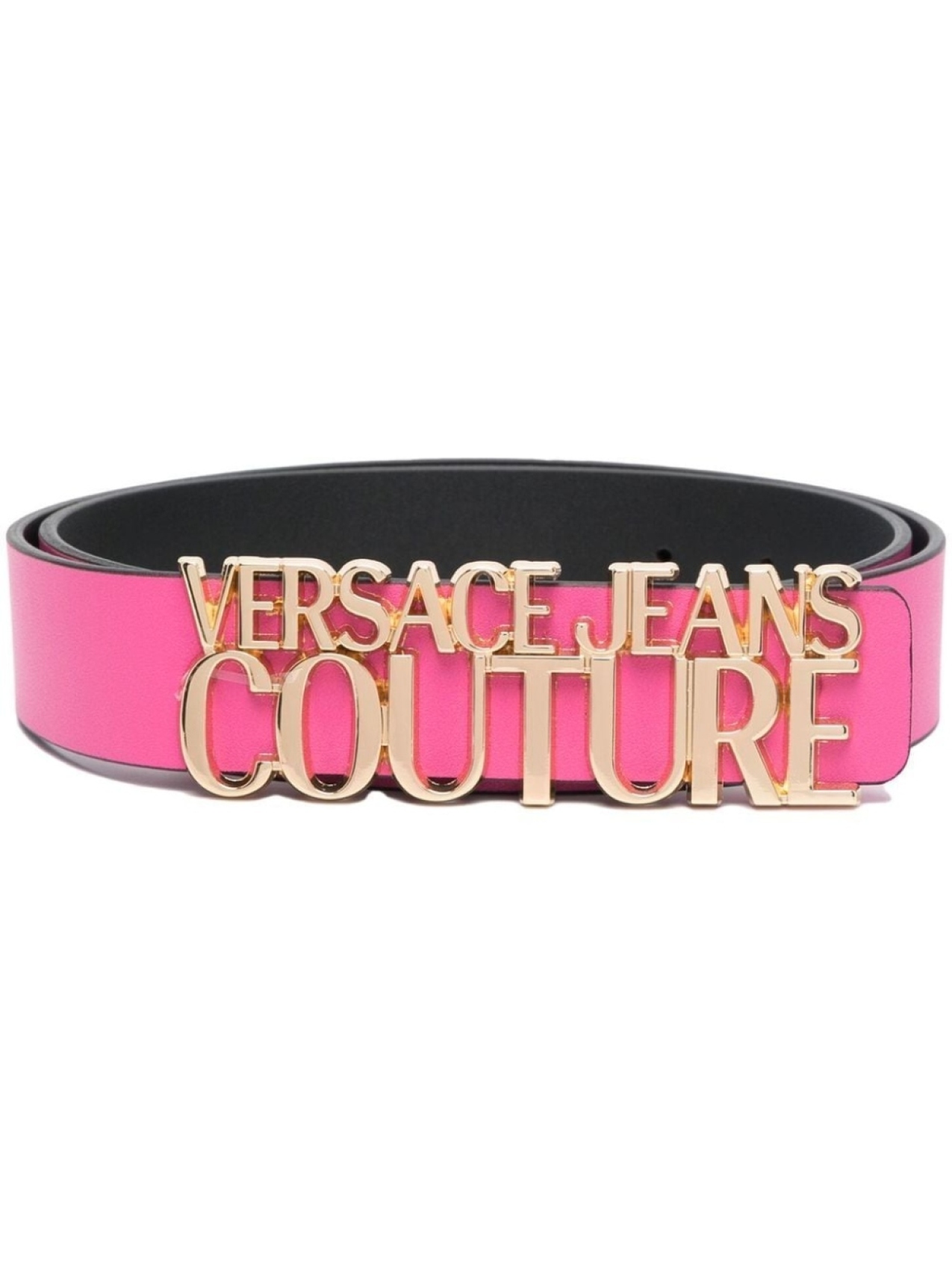 

Versace Jeans Couture ремень с пряжкой-логотипом, розовый