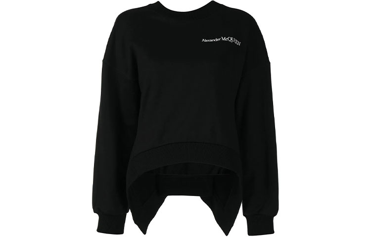 

Alexander McQueen Свитшот Women's Black Crew Neck Moderate Regular