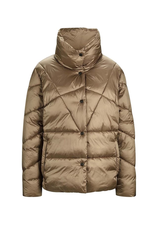 

Утепленная куртка с воротником-стойкой Madeleine, цвет caramel