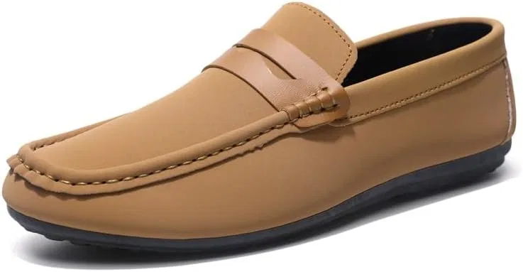 Лоферы из экокожи Khaki SayfuR