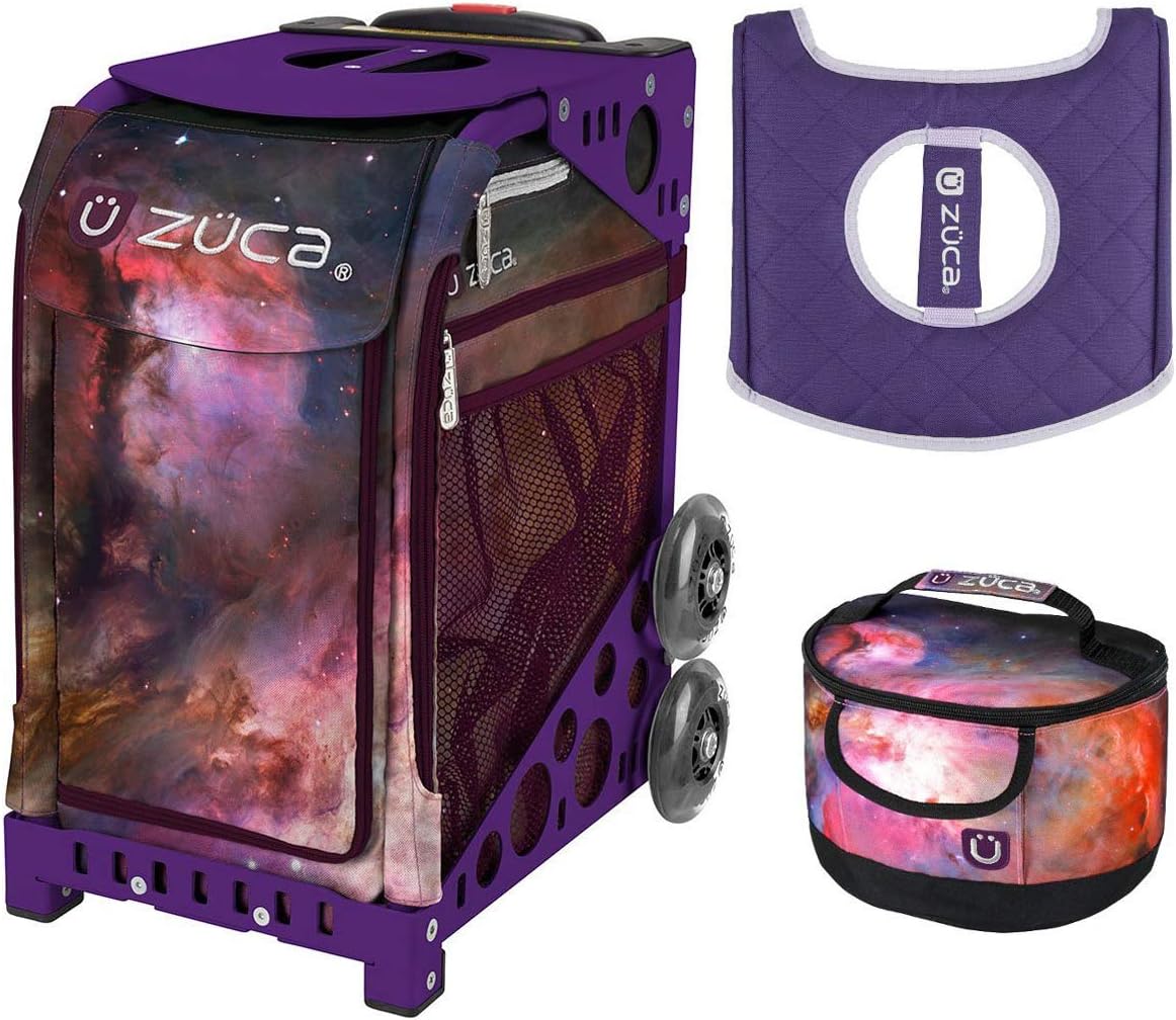 

Спортивная сумка Zuca Galaxy с подарочным ланч-боксом и чехлом на сиденье (фиолетовая рама)
