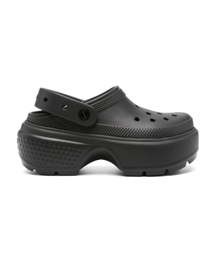 

Сандалии без шнуровки с регулируемым ремешком Crocs, черный