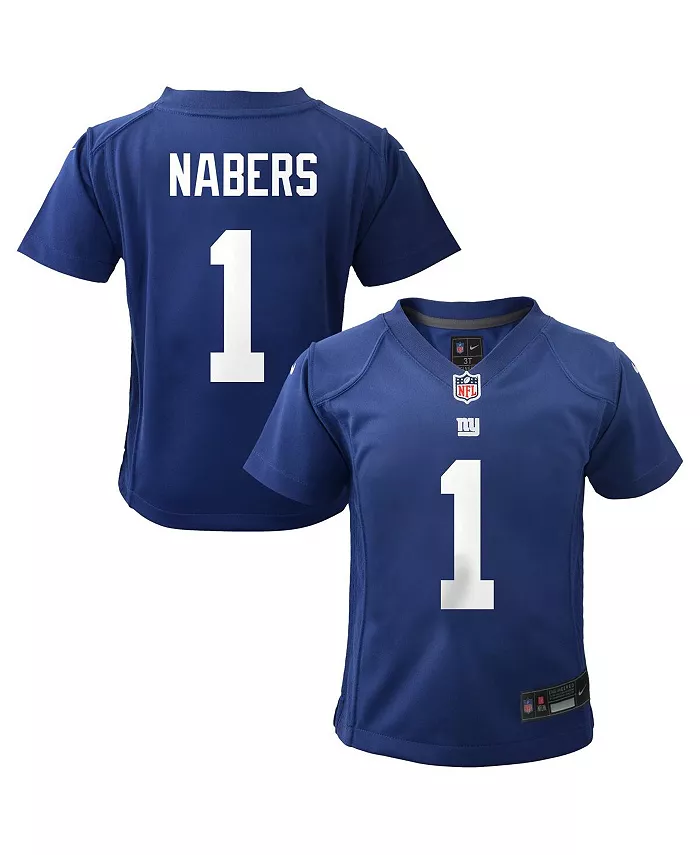 

Дошкольная майка игрока команды Royal New York Giants Малика Наберса Nike