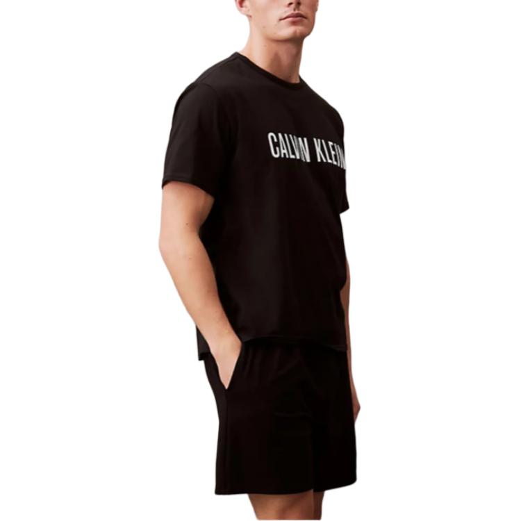 Calvin Klein Футболка с коротким рукавом и круглым вырезом Europe Version мужская black — фото 3