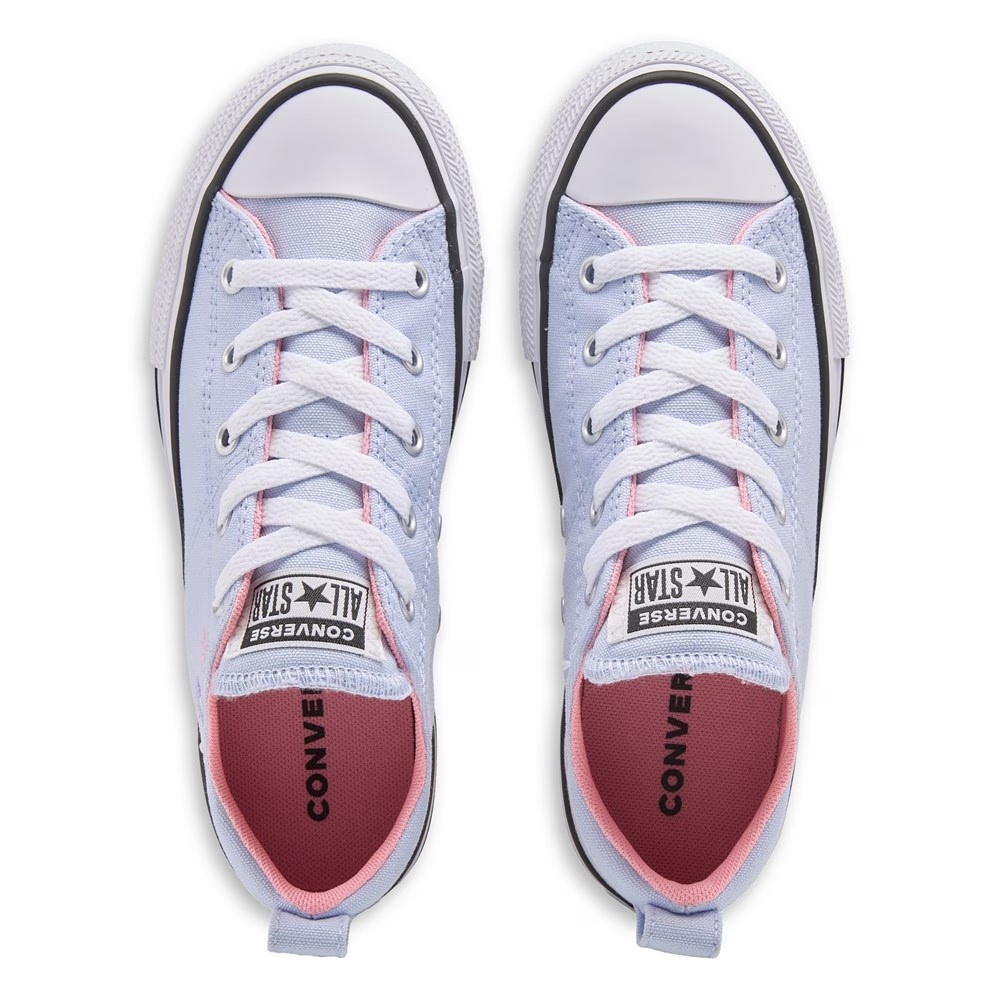 Детские кеды chuck taylor all star madison low sneaker little kid Converse, blueberry ice/floral — фото 4