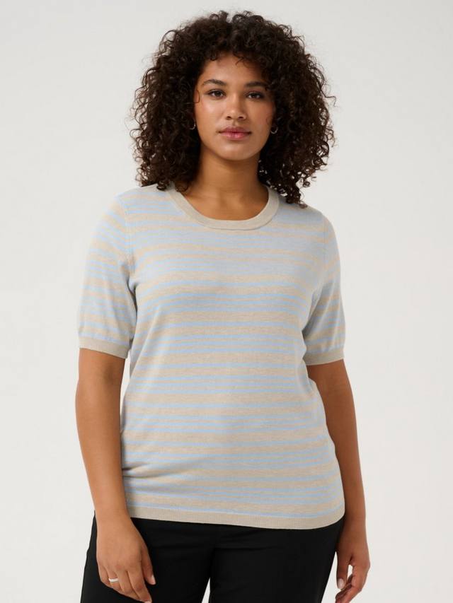 

Джемпер в полоску от лиззи KAFFE Curve, цвет Soft Chambray