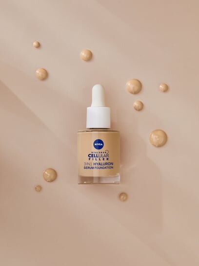Сыворотка-основа 3 в 1, темный цвет, 30 мл Nivea Hyaluron Cellular Filler — фото 3