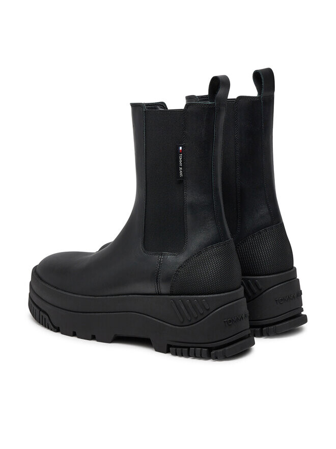 Ботильоны Tommy Jeans Chelsea Tjw Chelsea Flatform Boot EN0EN02597 Negro, черный — фото 3