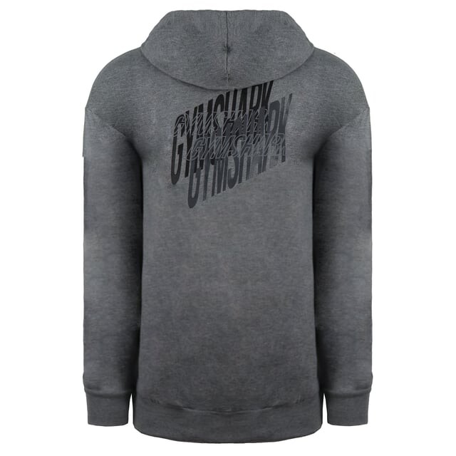 

Серая толстовка курсивного цвета для графичных женщин Gymshark, серый