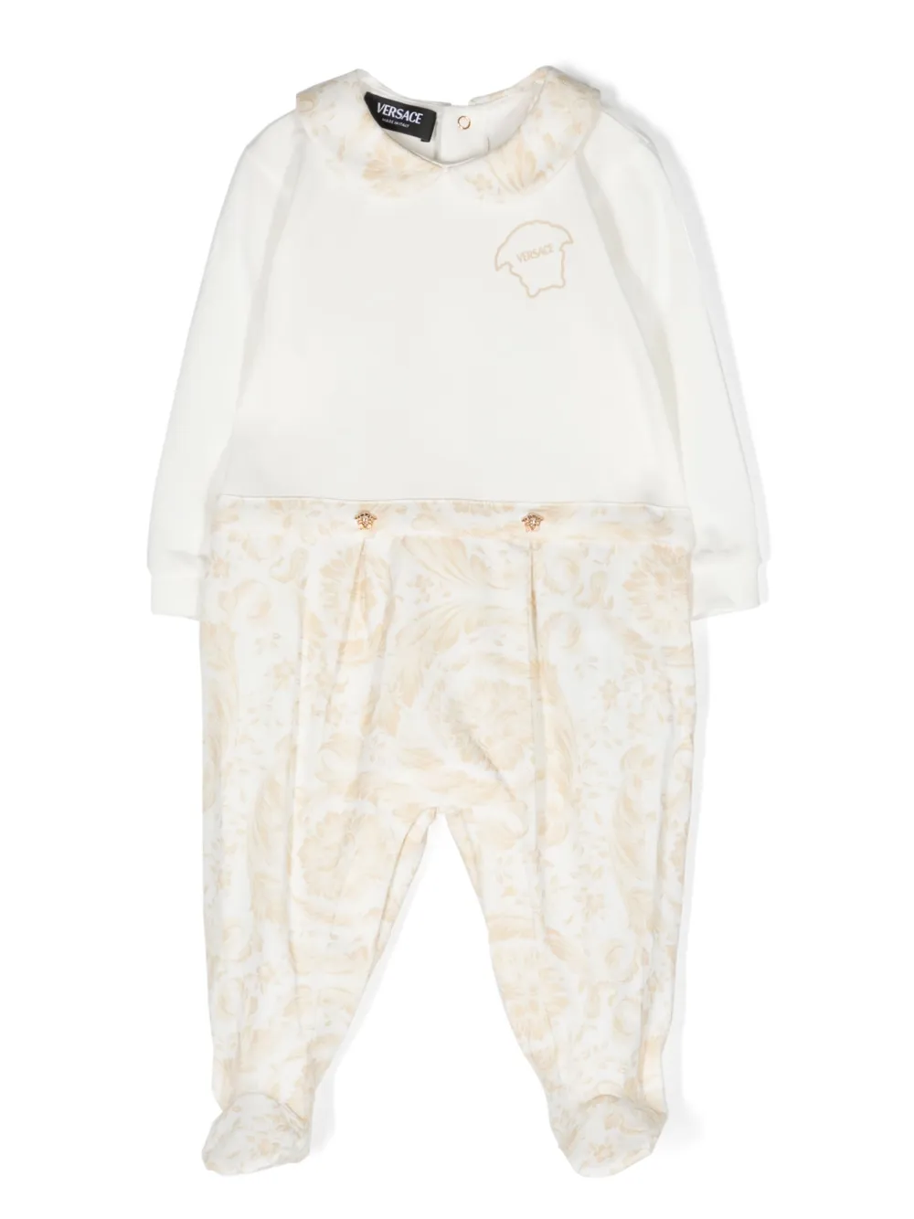 

Пижама с принтом Barocco Versace Kids, нейтральный