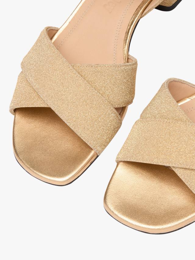 Сандалии Seaville Low Block Russell & Bromley, Gold — фото 4