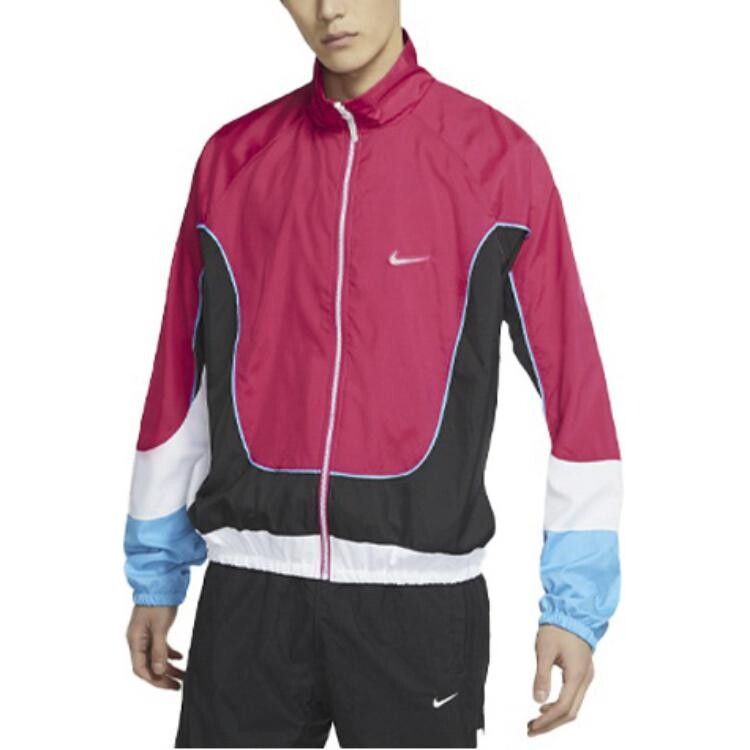 Куртка мужская малиново-красная Nike, малиново-красный — фото 4