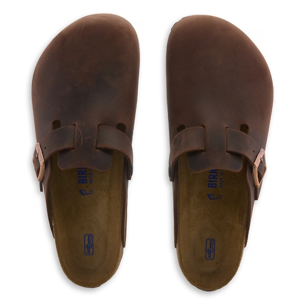 Бостонские сабо с мягкой стелькой Birkenstock, коричневый — фото 4