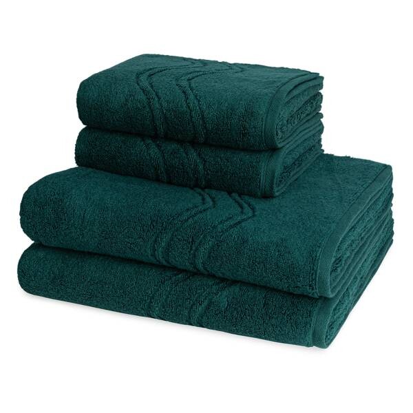 

Cashmere feeling Набор полотенец Ross (4 шт), 50x1x100 см цвет moosgrün