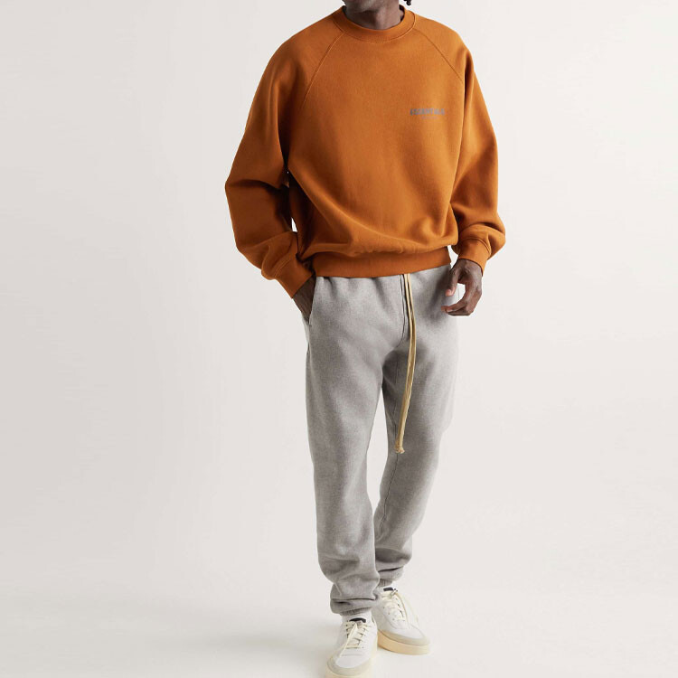 SS22 Толстовка унисекс коричневая Fear Of God Essentials, коричневый — фото 2