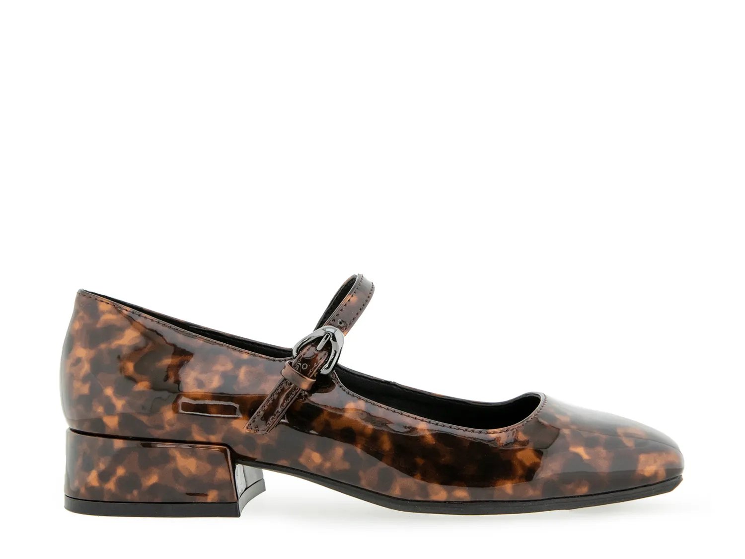 Туфли Aerosoles Isannah Mary Jane Pump, Dark Brown Tortoise Shell Patent — фото 2