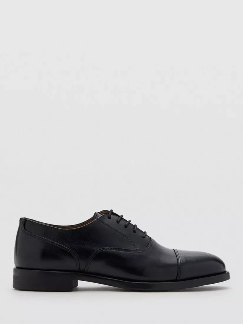 Туринские кожаные оксфордские туфли Mango, Black