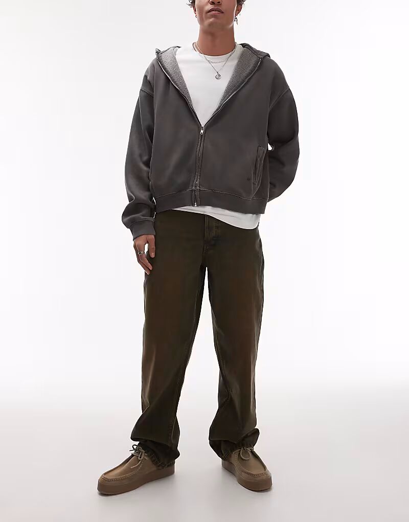 

Джинсы свободного кроя Dickies thomasville цвета индиго с коричневым оттенком