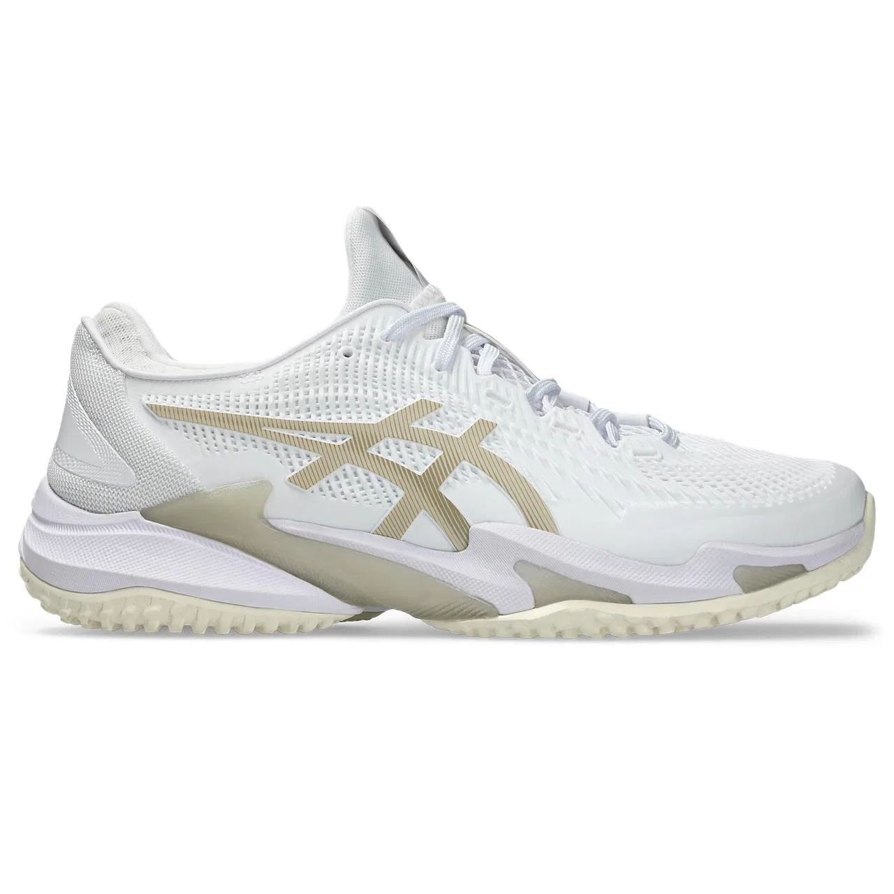 Мужские теннисные кроссовки «Court FF 3 OC» от ASICS, White-Putty (107) — фото 4