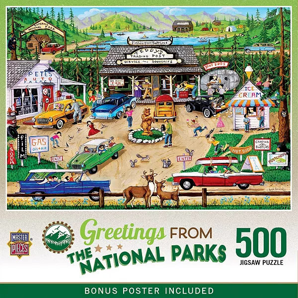 

Привет из национальных парков — пазл из 500 деталей Masterpieces Puzzles, multicolor