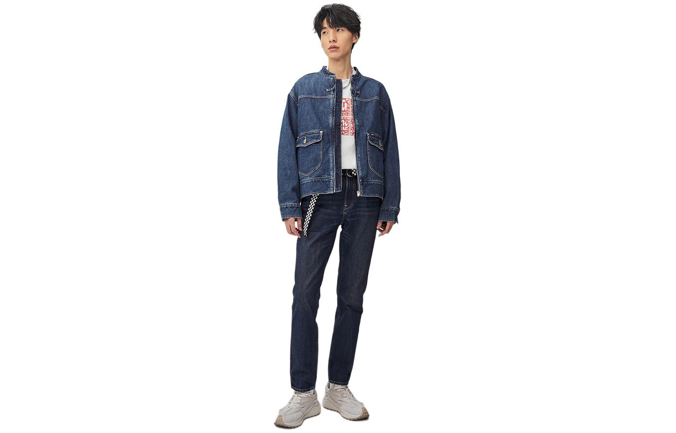 

Lee Джинсовая куртка мужская средняя синяя, Medium Blue